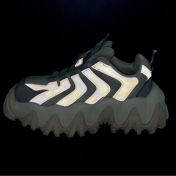 EYTYS Reflective Halo „Silver Cloud“ Chunky Platform Sneakers - Picture 2 of 16